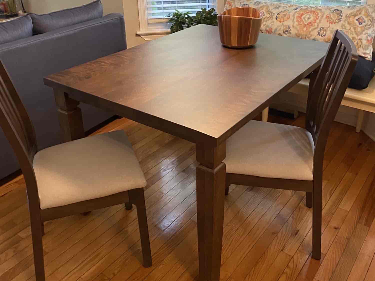 Table and chairs